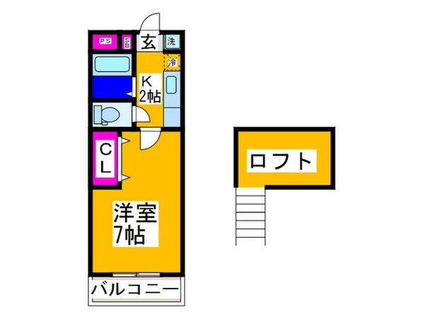 オクト白鷺の物件間取画像